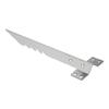 Steel Construction Railway Sleeper Bracket Serrated Design Heavy Duty Post Bracket Metal Material Small Size Heavy Duty Bracket