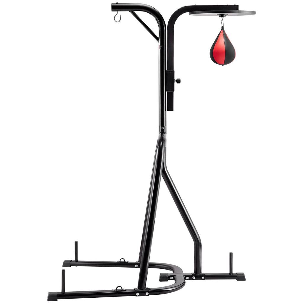 2 In 1 Heavy Duty Punching Bag Frame Boxing Punching Fitness Stand Steel