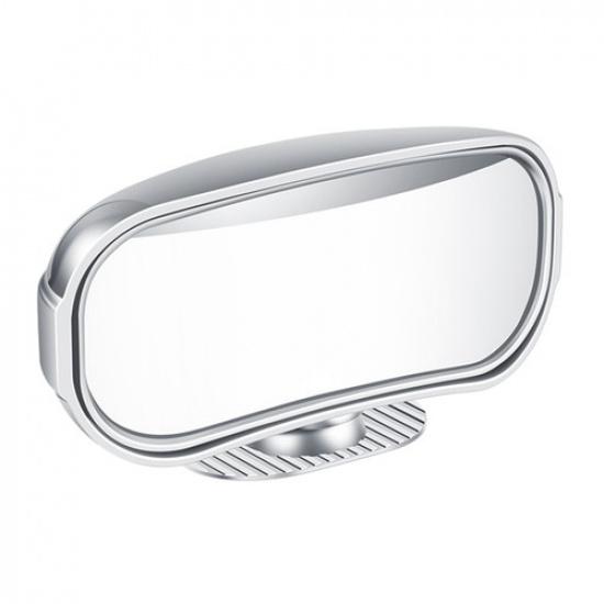 2x Car Auxiliary Blind Spot Convex Mirror Rear View Adjustable Wide Angle Mirror