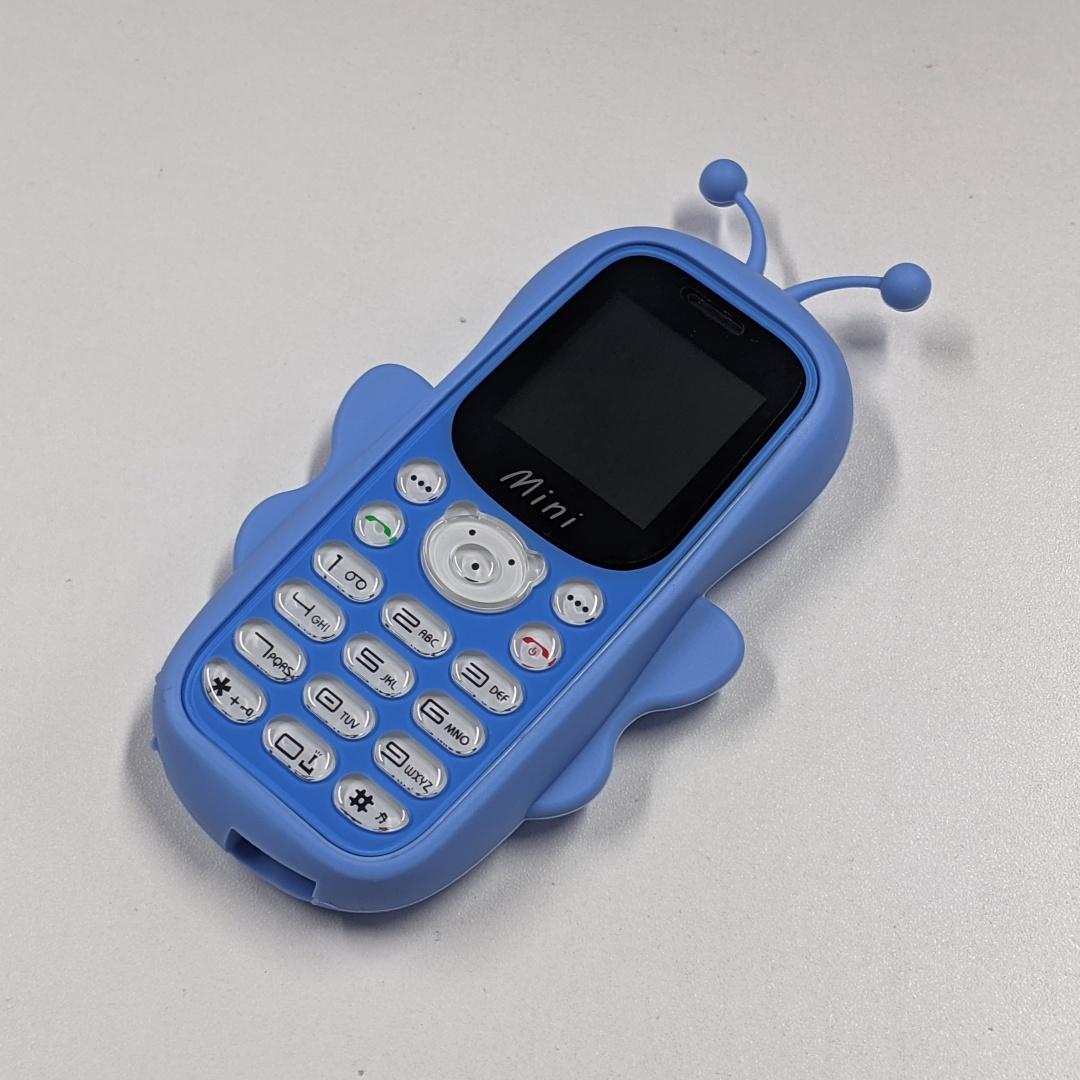 

Новый мини мультяшный кнопочный телефон H21 Bee Cute Мобильный телефон 1,44 дюйма MTK 2G Сеть Две SIM-карты FM-радио Фонарик Сотовый телефон синий