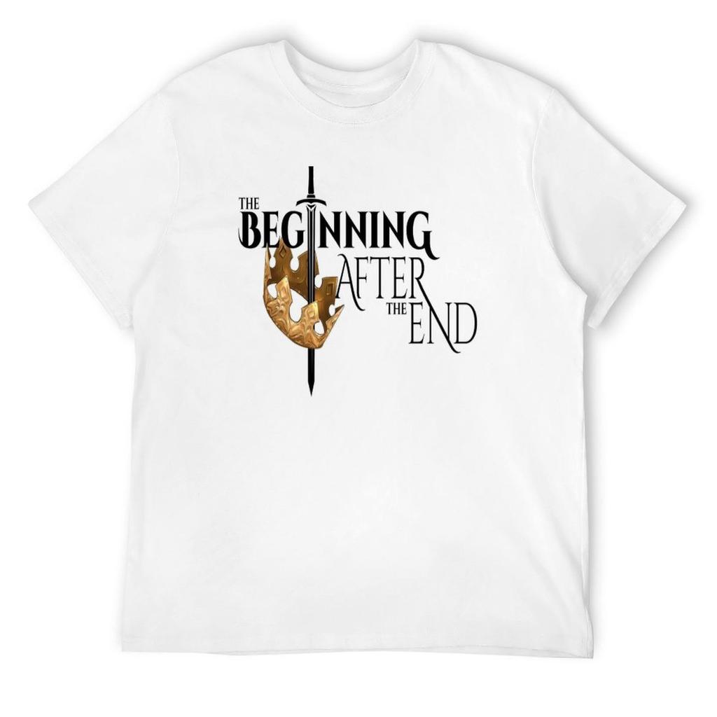 The beginning after the end logo T-Shirt oversized plus size tops mens graphic t-shirts pack