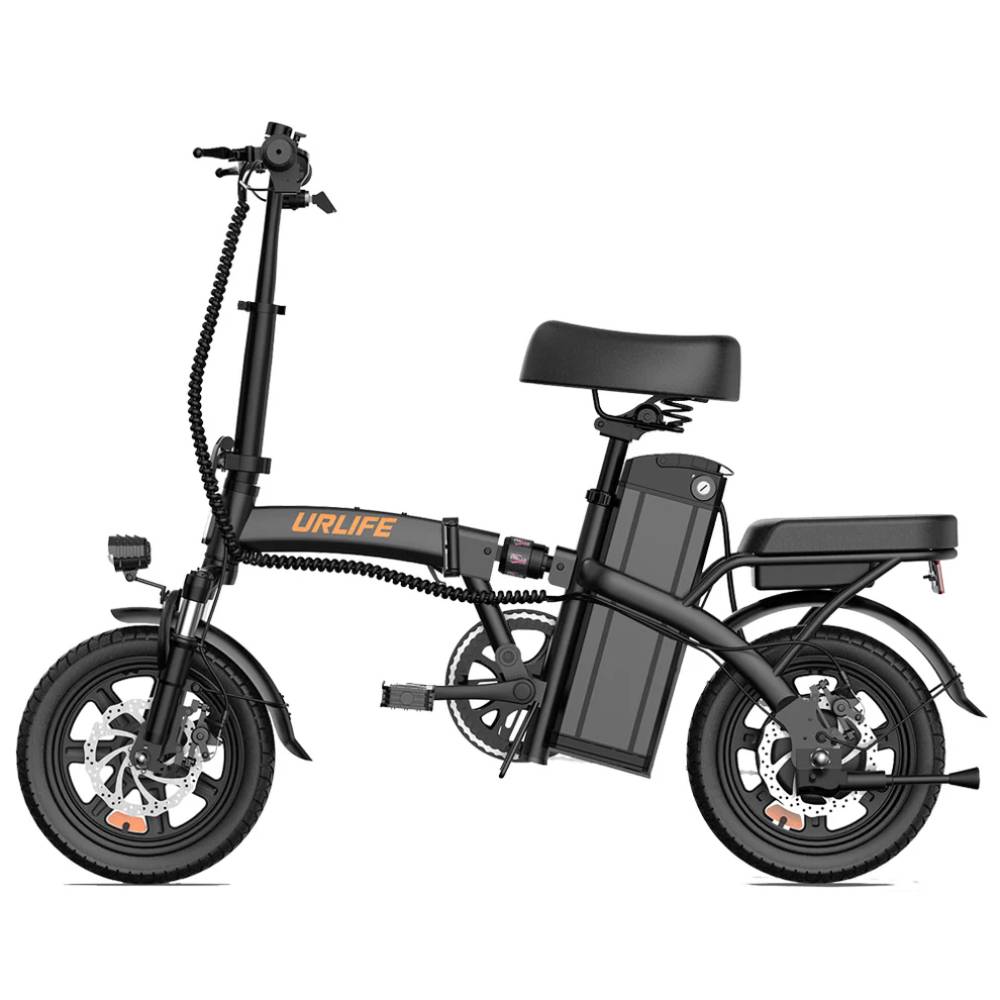 URLIFE F1L Elektryczny Rower Dla Dorosłych Silnik 250W Z Baterią 48V 7.5AH Opona 14" Miejski Rower Elektryczny Do Codziennych Dojazdów