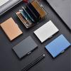 Business 6/10 Slots Credit Card Holder Anti RFID Slim Debit Box Stainless Metal Case Porte Carte Travel