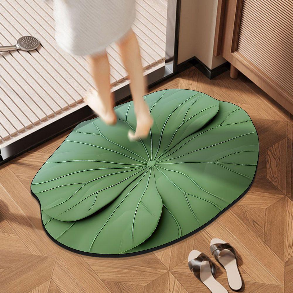 Bathroom Door Absorbent Mat Quick Drying Mat Dirt Resistant and Non Slip Bathroom Mat
