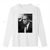 MALCOLM X T shirt For father day new color vintage Washed fashion Comfortable Versatile Casual streetwear designer clothes