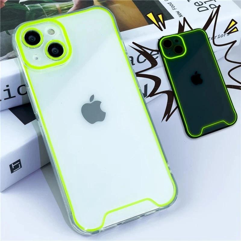 Luxury Night Light Luminous Phone Case For For Iphone 11 12 13 14 15 Pro Max XS XR X Plus Shockproof Bumper Cases Cover