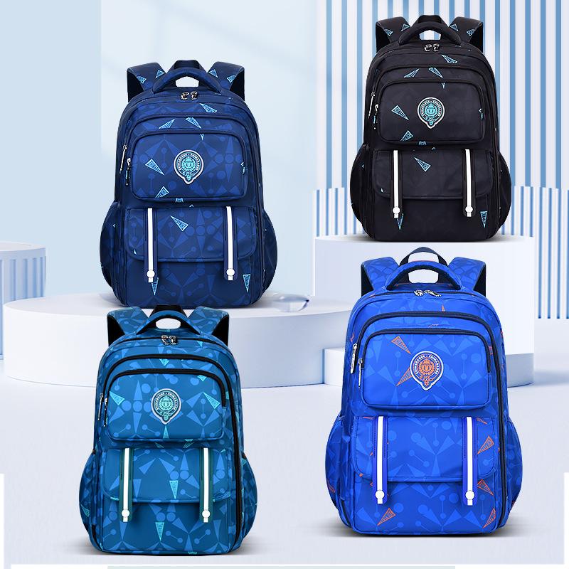 New primary school schoolbag simple casual children's bag side refrigerator student backpack