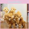 Schattige Cartoon Kameel Pluche Speelgoed Sleutelhanger Zacht Knuffeldier Reisaccessoire