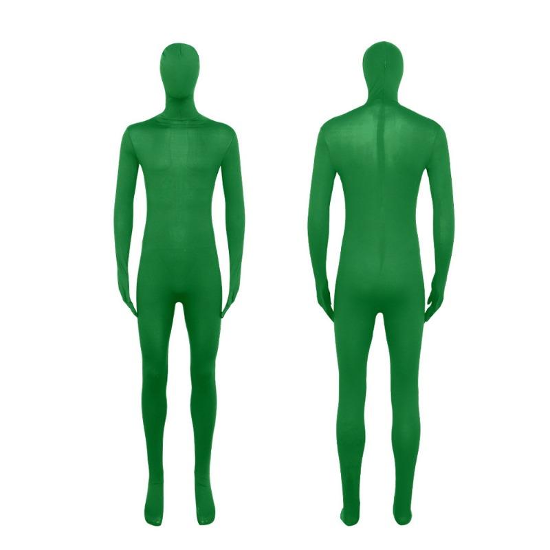 

Хэллоуинский костюм ниндзя колготки мужчина в черном сценический костюм плащ-невидимка 190 зелёный