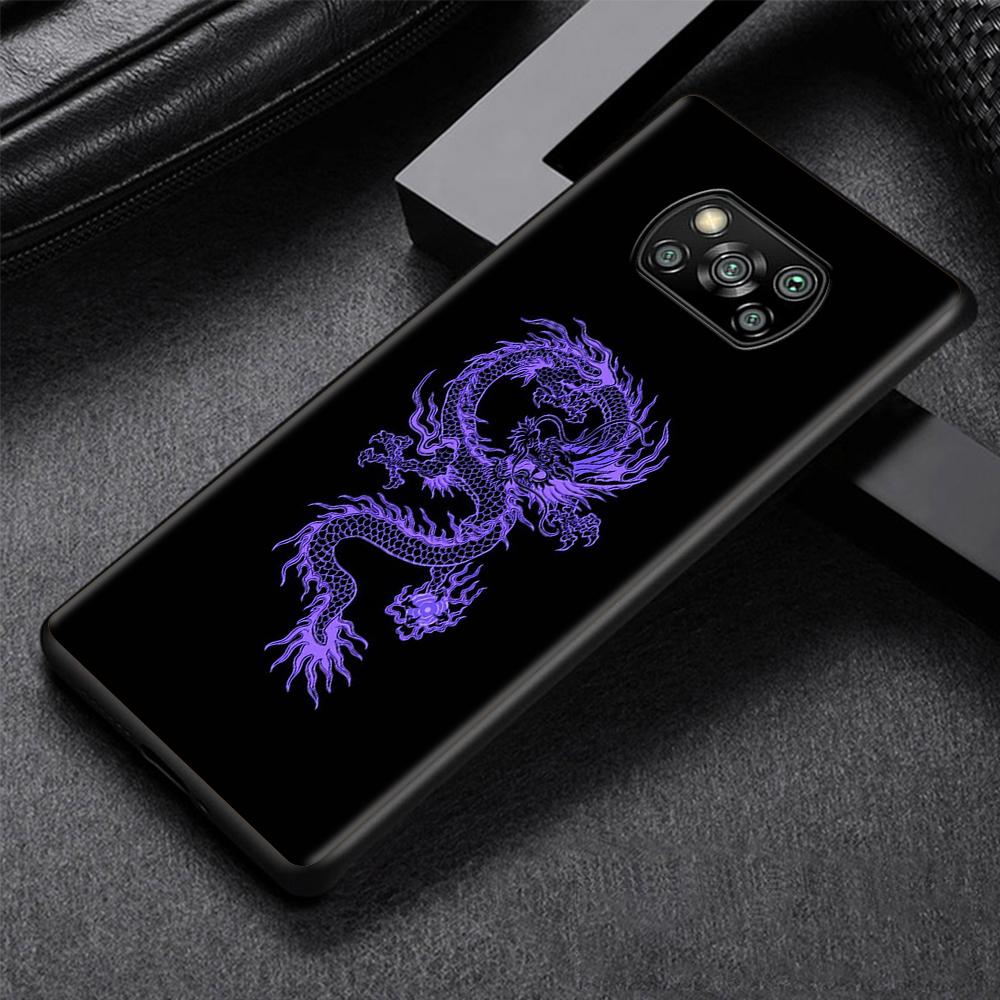 

Чехол с татуировкой дракона для Xiaomi Poco X3 NFC M4 M3 Mi 11 Lite 5G 11T 10T 12 Pro 9T Note 10 9 Coque силиконовый черный мягкий чехол для телефона Xiaomi Mi Note 10