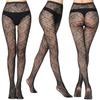 Women Sexy High Waist Plaid Slim Pantyhose Dancing Party Soft Yarn Thigh High Stockings Fishnet Tights Leggings Thin Hosiery