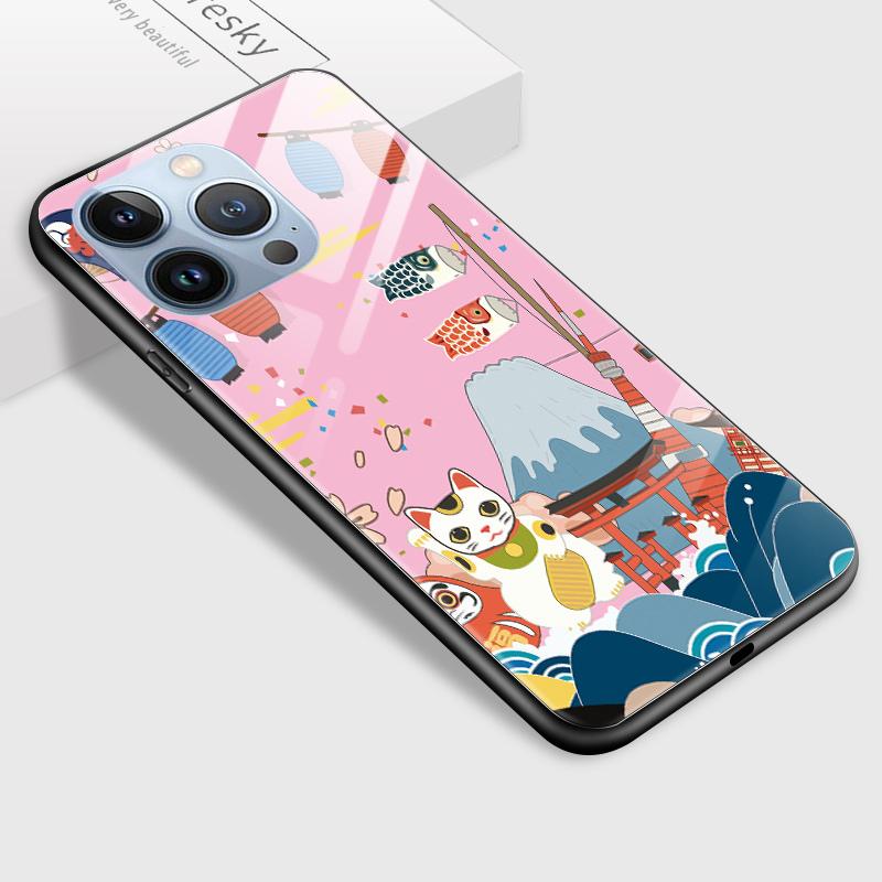 Tempered Glass Phone Case For Samsung A12 A16 A32 A53 S20FE S23 S25 Honor20 X6A 90Lite 9X Huawei Y9Prime2019 P30Lite Soft Edge Shockproof Smooth Shell