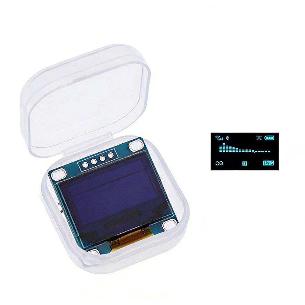 

3pcs 0.96-inch-OLED Display Module (128x64) With I2C Interface, High Resolution, Self-Emitting Technology For Arduino/MEGA/STM32 синій