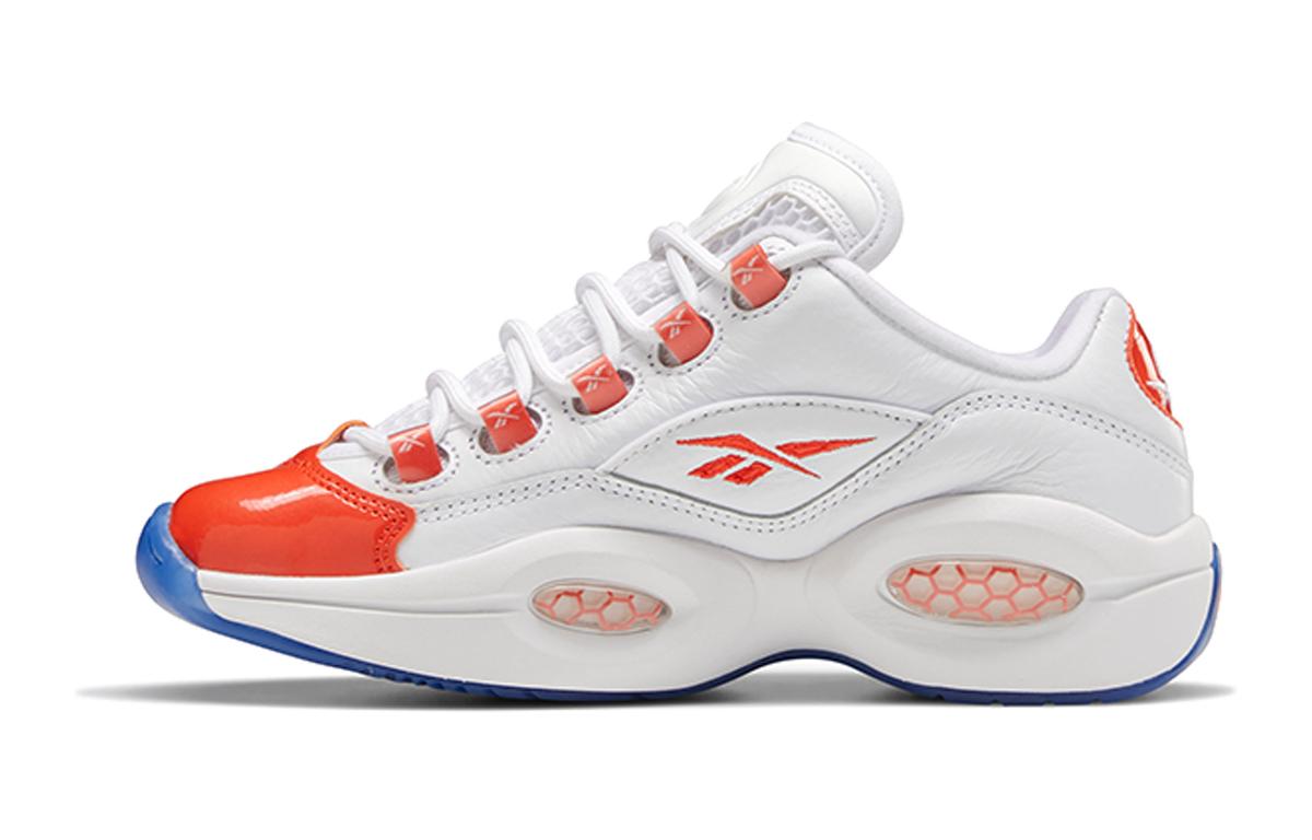 Reebok Question Low Patent Orange GS FY2344 38