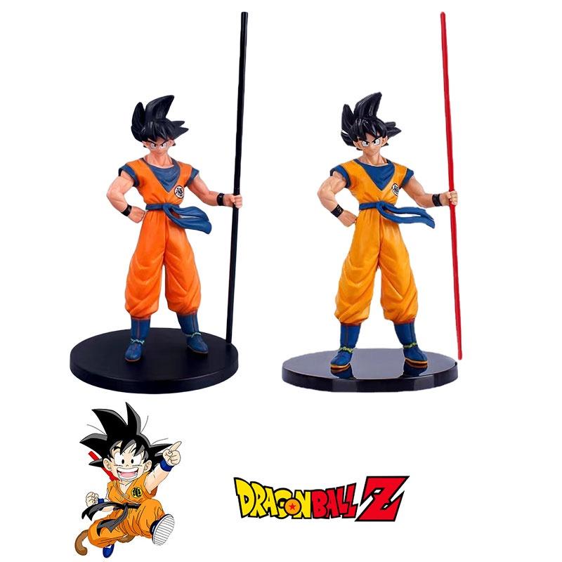 Large Dragon Ball Hand Puppet 20th Anniversary Goku Movie Edition Pvc Material 22.5cm