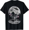 Funny Bigfoot Alien UFO 4th of July Patriotic Shirt F Unisex T-Shirt