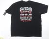 Norsar Apparel Men's Black 4XL Funny Graphic Cotton T-Shirt