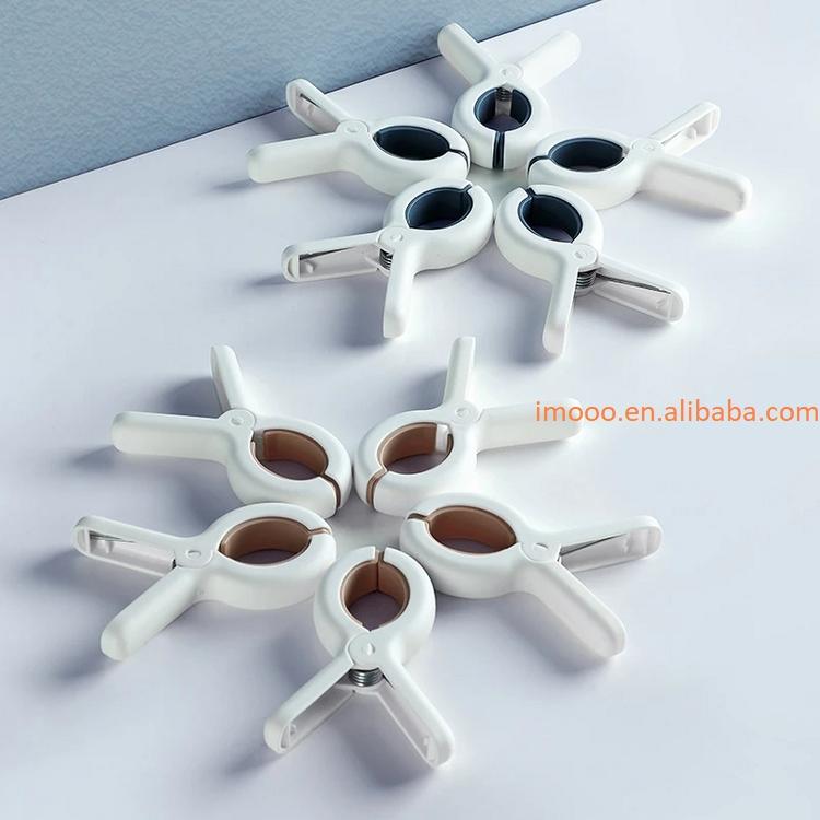 Factory Price Clothespin Windproof Quilt Clips Large Plastic Drying Sheets Clothes Socks Windproof Clips