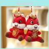 Plush Year Of The Horse Zodiac Figurine With Pp Cotton Filling For Lunar New Year Gifts