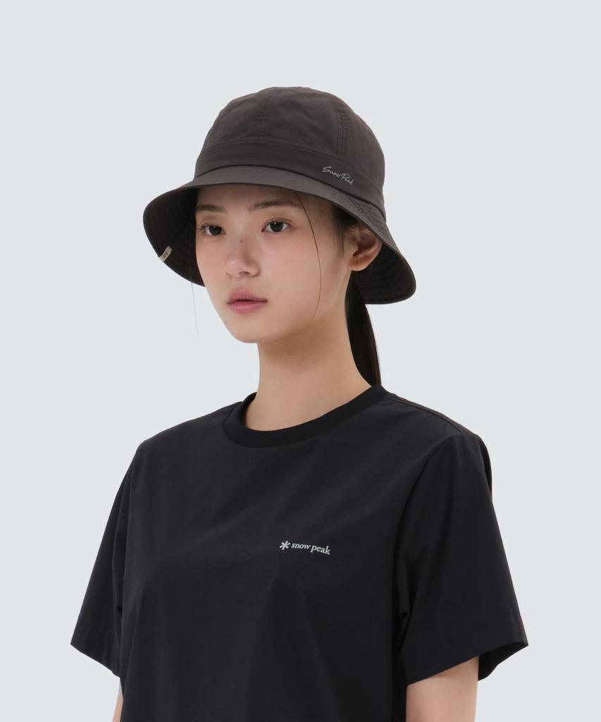SNOWPEAK APPAREL Taslan Hat (S25Zufbh72) Charcoal