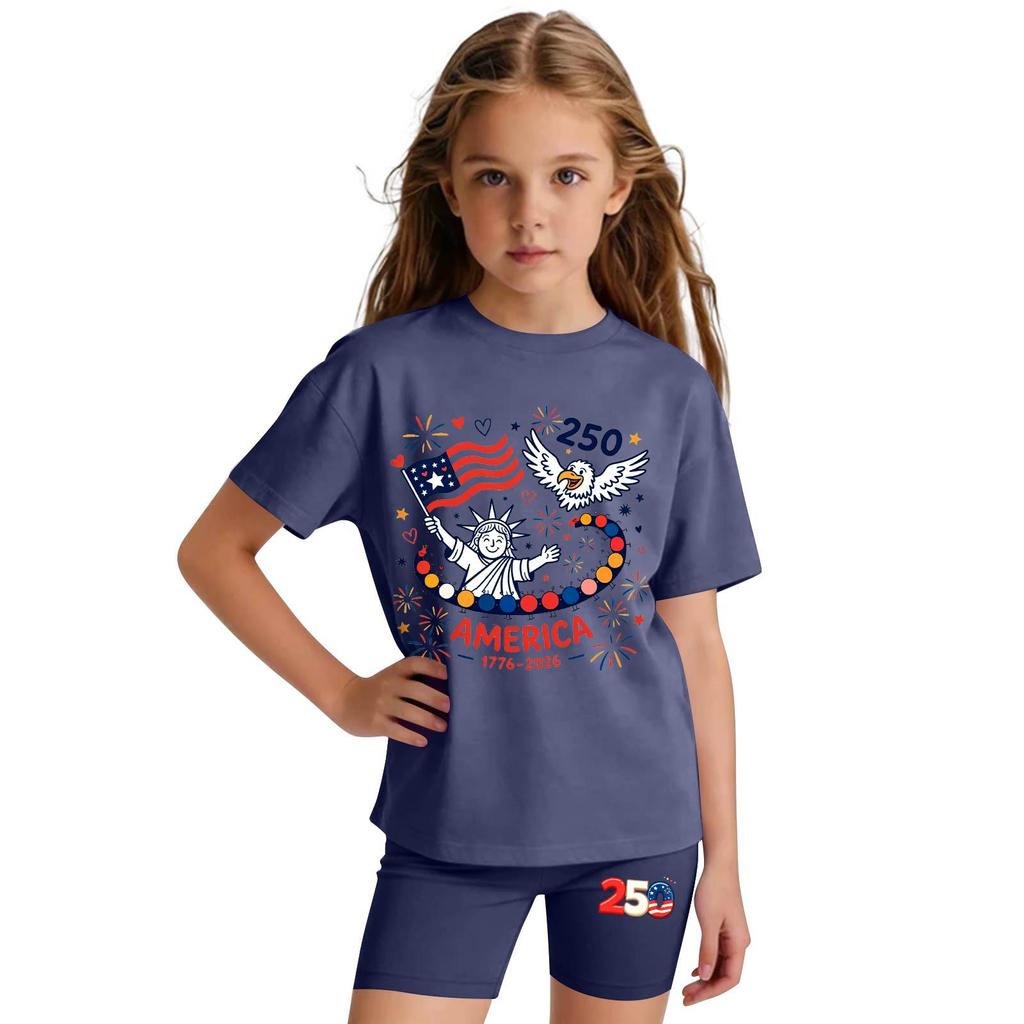 Infant Newborn Baby Girls Boys Loose T-shirt+Pants Print Outfits Set