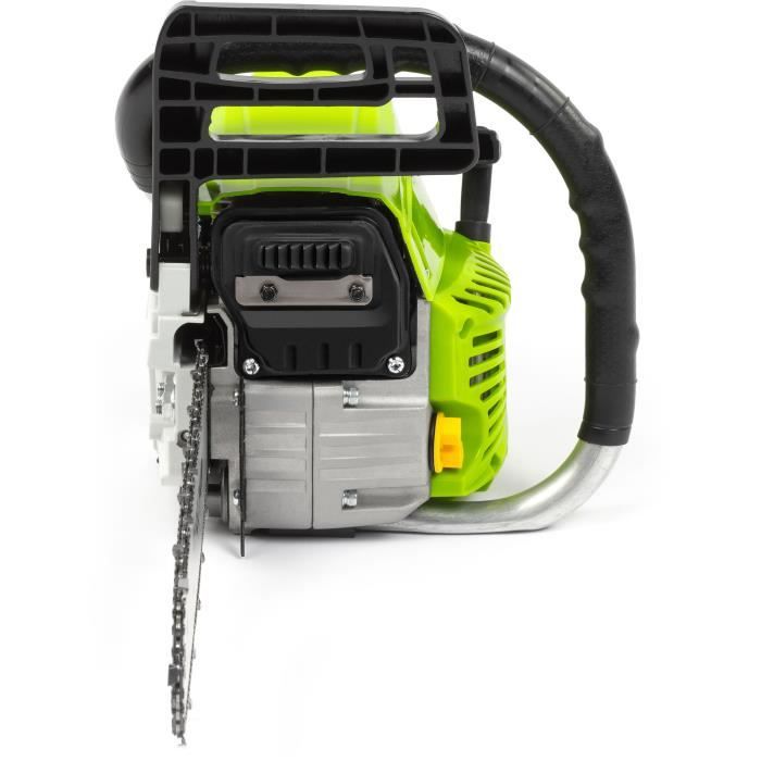 Tronçonneuse Thermique - FIELDMANN - 56,5cc - Guide 40 Cm - Maintenance Facile