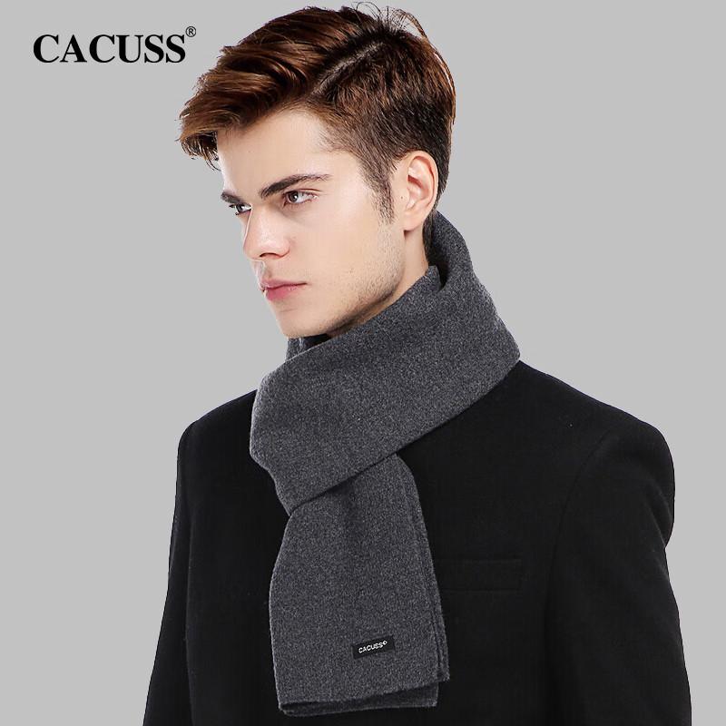 CACUSS Men's Pure Wool Scarf