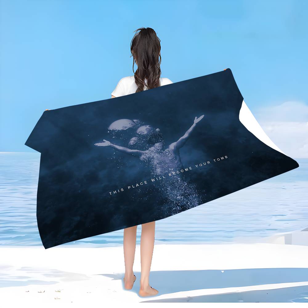 Beliebte Band S-Sleep T-Token Strandtuch Bunte Badetücher für Mädchen Mikrofaser Schnelltrocknend Sandfrei Strand Yoga Fitnessstudio Pool