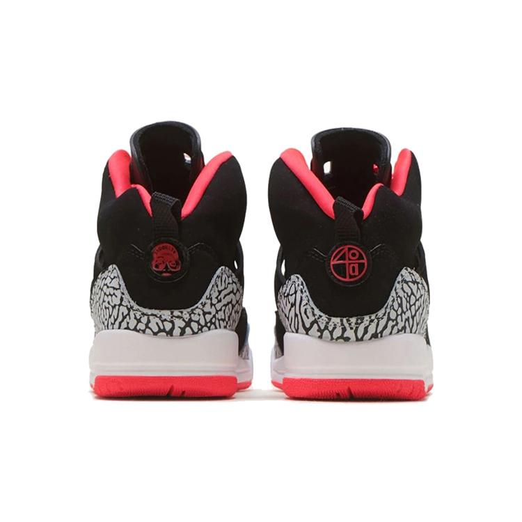 New JORDAN Spizike 'Black Red Gray' Gs 535712-064