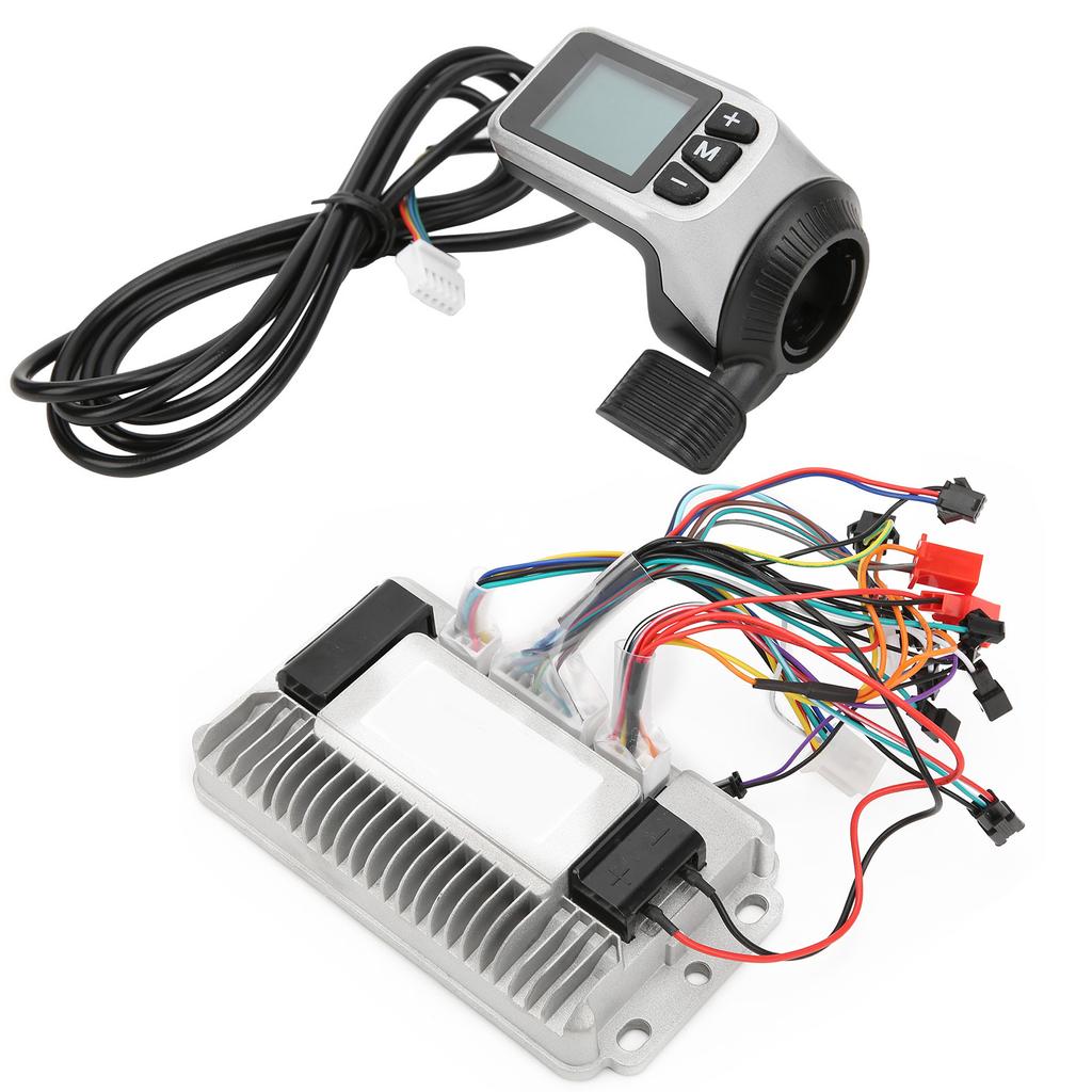 Electric Bicycle 34V/48V 1000W Motor Brushless Controller 3 Mode Sine Wave Controller with LCD Display Thumb Shifter