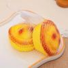 Slow Rising Egg Tart Squishy Toy Bouncing Hand Relax Fluid Simulation Toy Thick Pinch Egg Tart Rebound Toy For Students