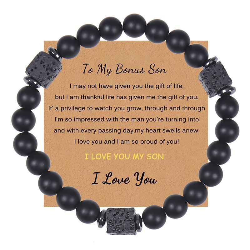 JYL TS Bracelet Birthday Gift  Carded Beaded Celebrates Life & Abundant Blessings