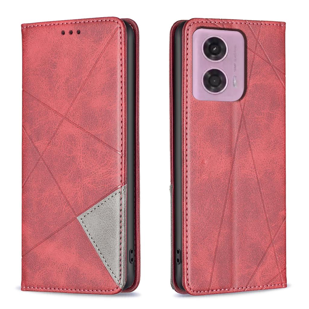 For Motorola Moto G45 5G/G34 5G Imprinted Leather Phone Case with Card Slots