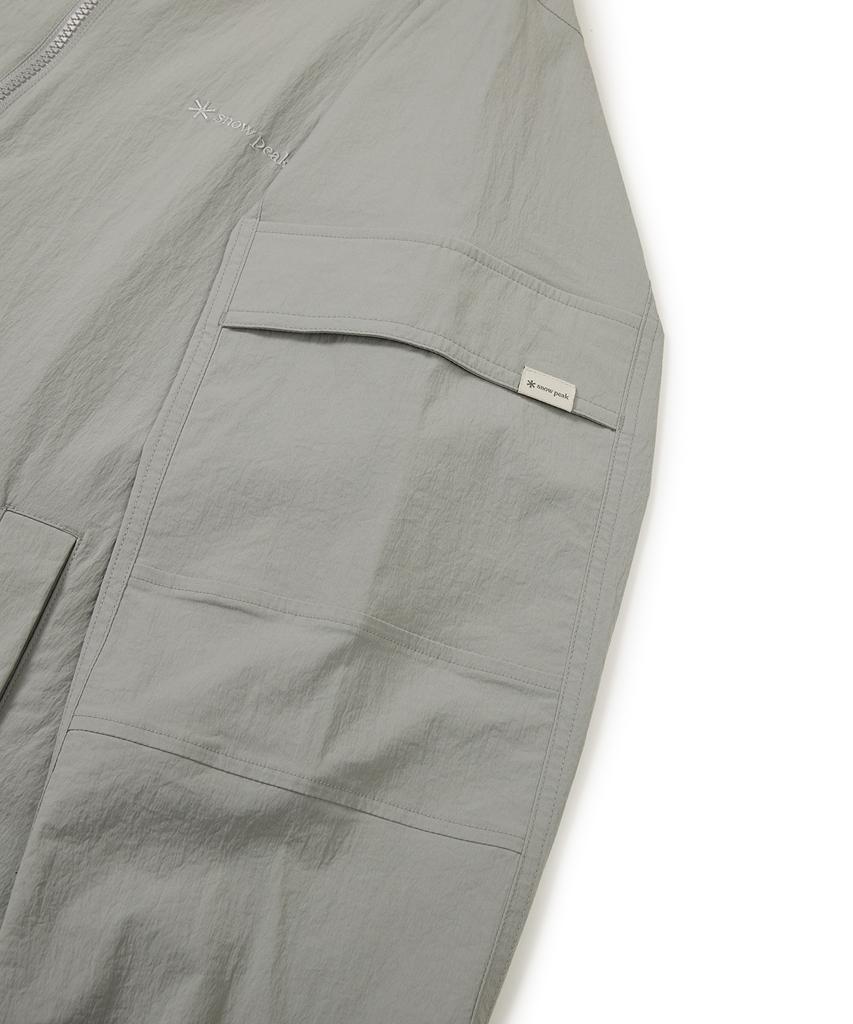 Snowpeak Apparel Root Utility Pocket Windbreaker Gray (S24Murwb67)