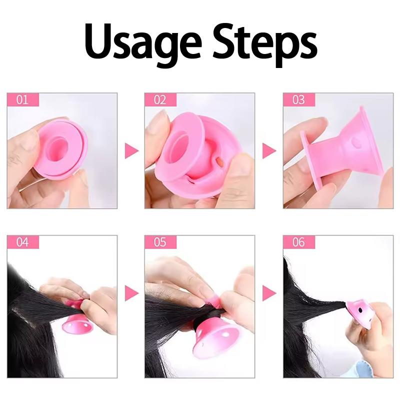 10/20PCS Mushroom Bell Curler Sleeping Curl Perm Free Curl Artifact Heatless Hair Roller Curler