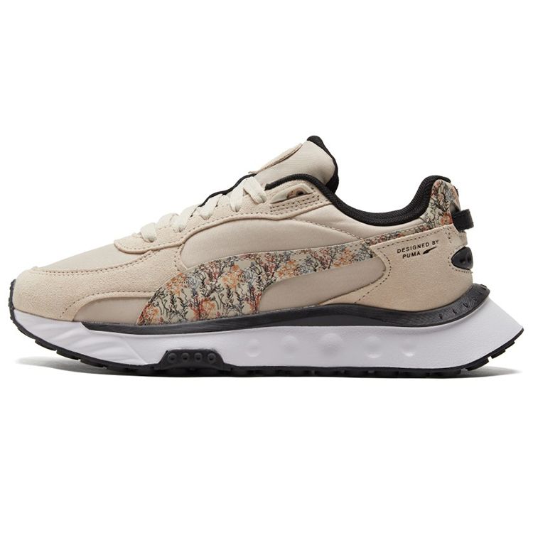 Puma Wild Rider Botanics Unisex Peyote Low Top Casual Shoes 384177-01 35.5