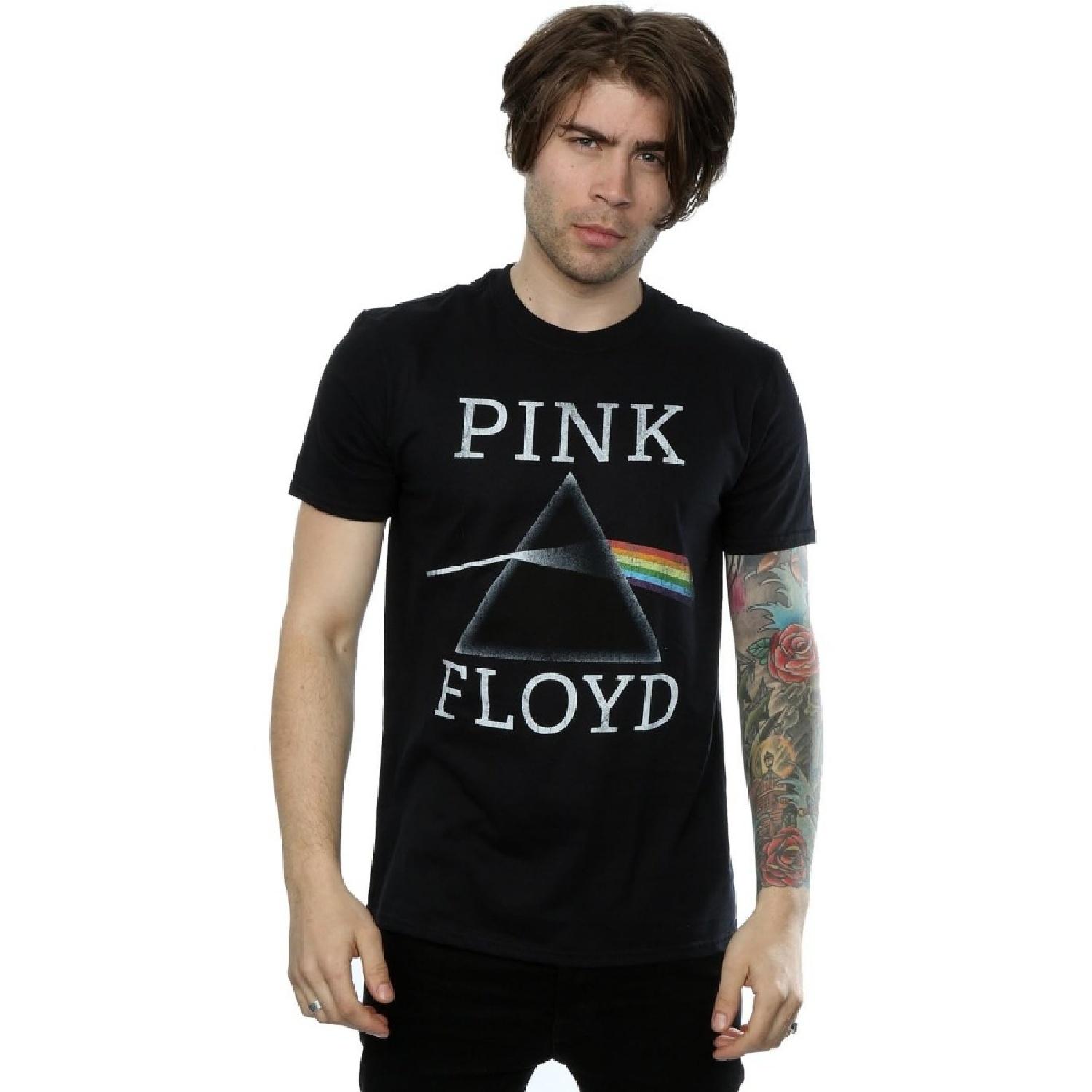 Pink Floyd Men s Dark Side of the Moon Prism T-Shirt XX-Large Black XXXXXL разноцветный