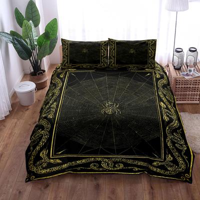 Tanzende Schlangen Gothic Bettbezug Set King Queen Double Full Twin Einzelgröße Bettwäsche Set