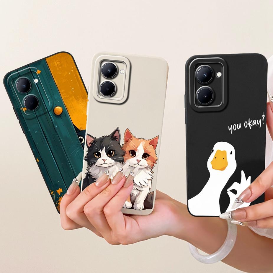 For Realme C33 Case RMX3624 RMX3627 Cute Rabbit Cartoon Cover Soft Silicone Case For Realme C31 C 33 RealmeC33 2023 Fundas Coque