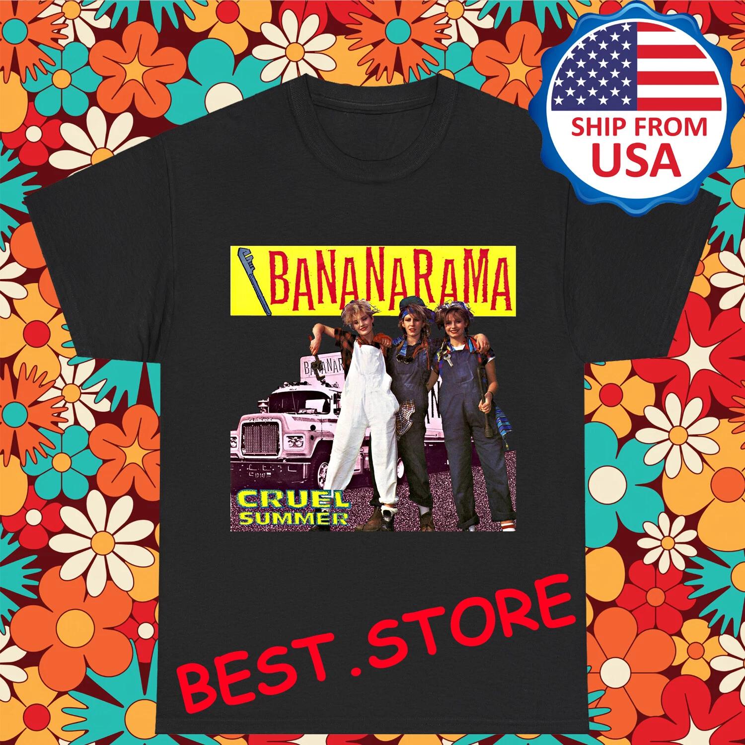 Bananarama Cruel Summer Men s Black Size S-5XL S