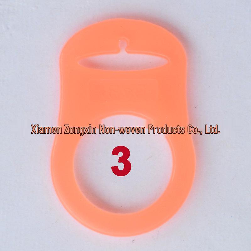Eco-Friendly Silicone Baby Pacifier Ring with Soothing Buckle