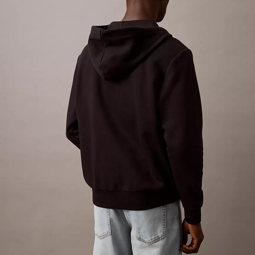 Calvin Klein Minimalist Comfortable Versatile Hooded Long Sleeve Sweatshirt Men Sweatshirt Black 40EM241-001