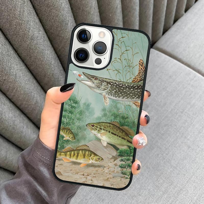 Rainbow Trout Fishing Skin Phone Case For iPhone 17 Air 16 16e 15 13 14 Pro Max 11 12 Plus 2022 MAX Shell Cover coque