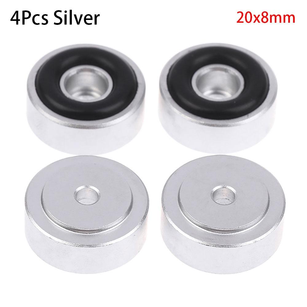 1/4 Stück Aluminiumlegierung Füße Pad Isolation Verstärker Basis Füße für Lautsprecher CD Verstärker