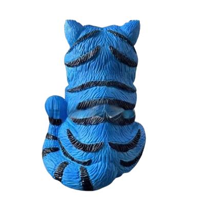 Kpop Tiger Anime Figure: Cute Resin Sculpture With Bird - Fantasy Home, Garden & Courtyard Decor Ornament