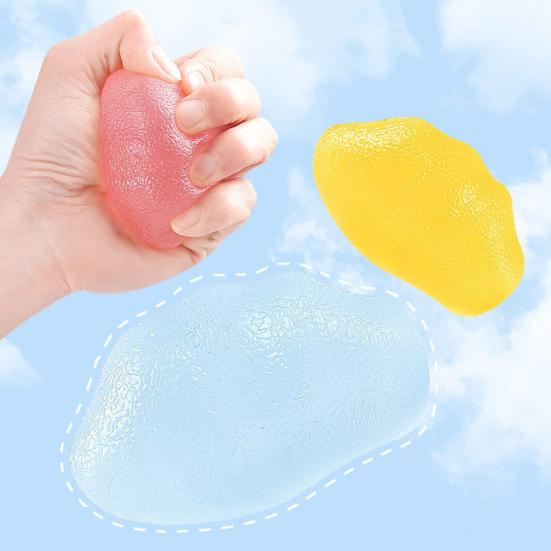 Bulut Stres Topu Kaygı Giderme El Terapisi Rehabilitasyon Sıkma Topu Oyuncak Çocuklar Gençler Yetişkinler Taşınabilir Yumuşak TPR Topu Çimdikleme Duyusal Oyuncak