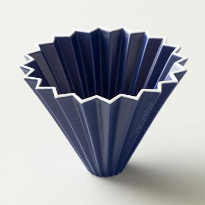 Neuer ORIGAMI-Tropfer in matter Farbe mit Box und Gravur. Halter separat erhältlich. (MATTE MARINEBLAU, Größe M)