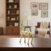 Brass Deer Statue |  Figurine | Designer Deer | Vastu Brass Showpeice for Home & Office | Pital Hiran | Size - 9 Inch Approx