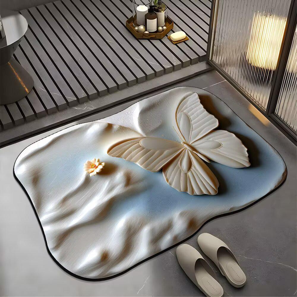 Diatom Mud Stain-Resistant Quick-Dry Bathroom Mat