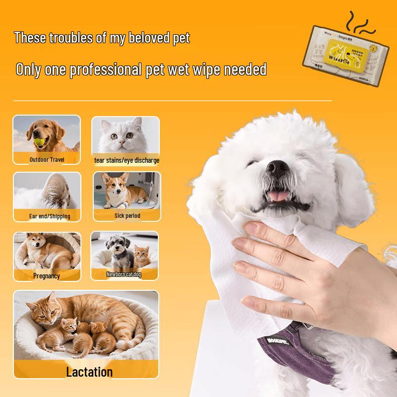 Deyou Pet Wipes for Cats & Dogs